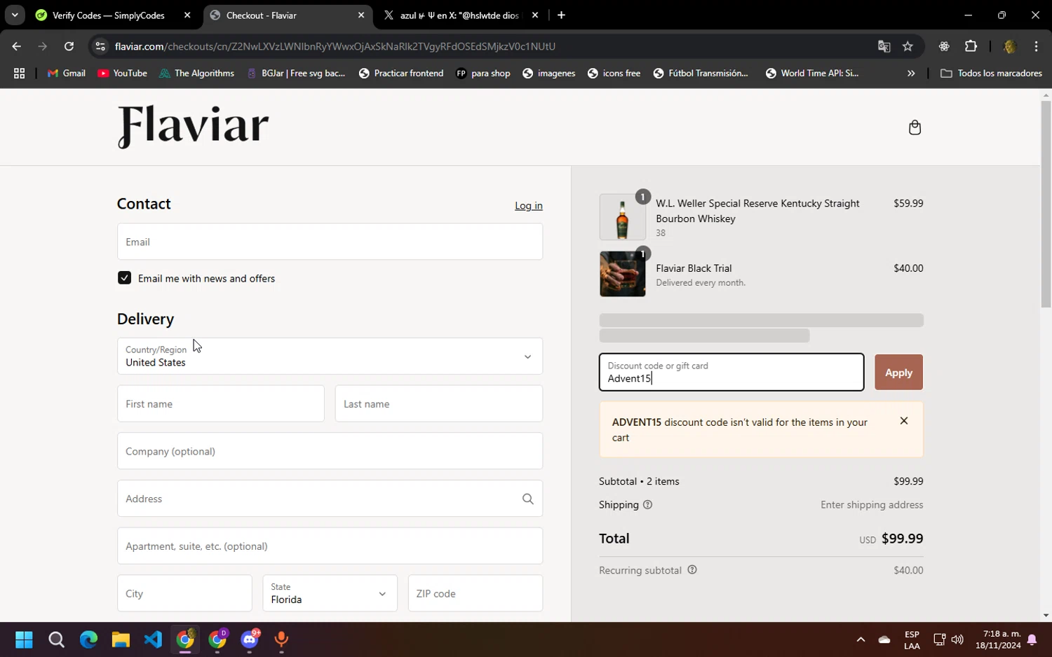 how to use Flaviar coupons