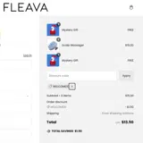 WELCOME10 coupon verification screenshot