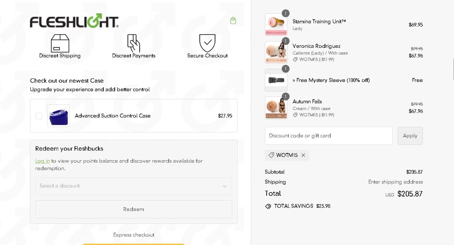 Fleshlight Discount Codes - $5 Off Coupons in August 2024 | SimplyCodes