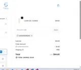 SARAYMORGAN coupon verification screenshot