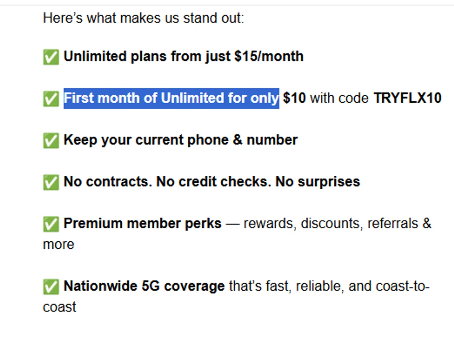 Flex Mobile promo code screenshot showing code TRYFLX10 applied at Flex Mobile checkout page. Uploaded by SimplyCodes community member ashe1986 on Nov 27, 2025