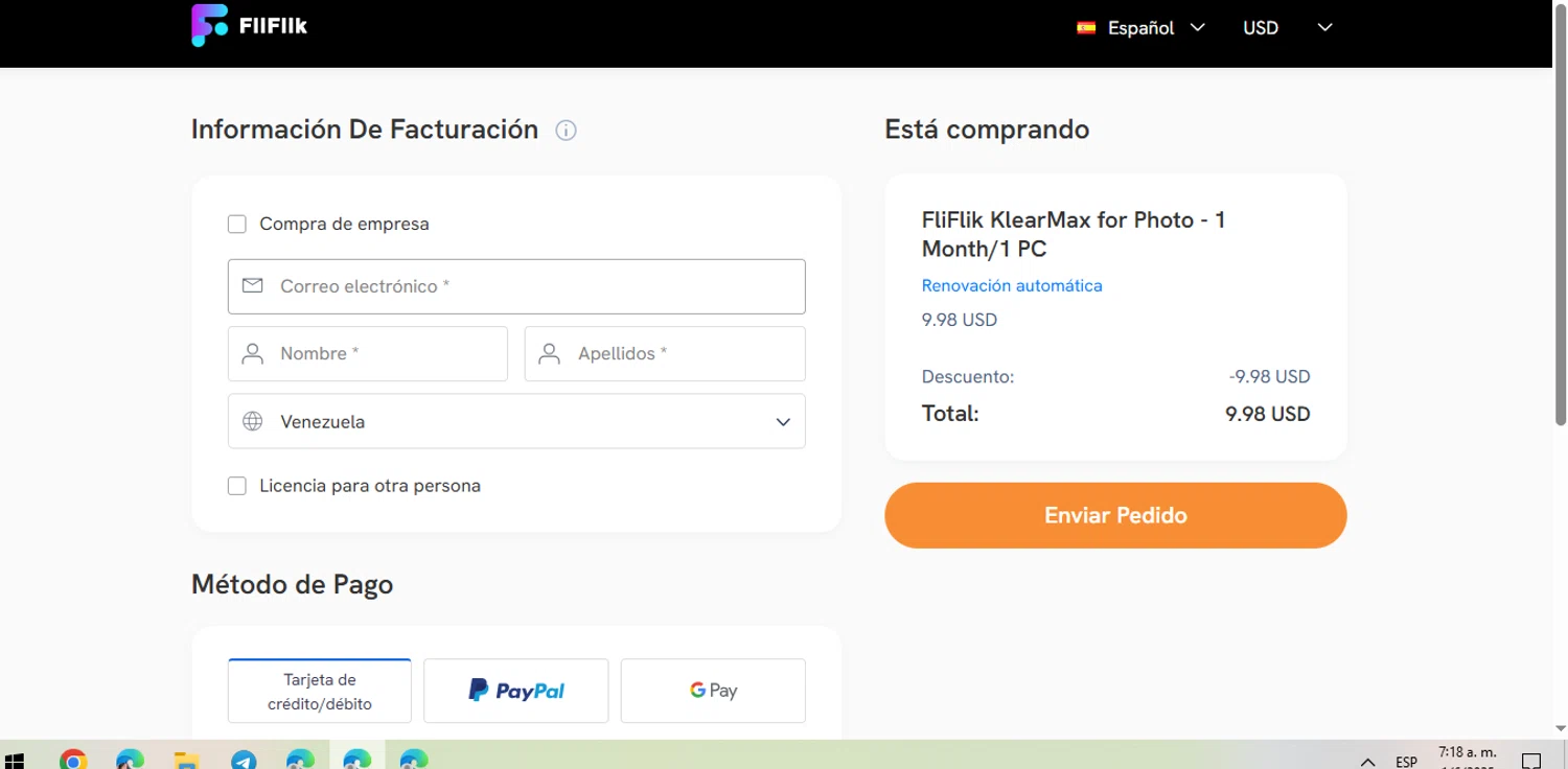 FliFlik promo code screenshot showing code SALES50 applied at FliFlik checkout page. Uploaded by SimplyCodes community member BrilliantFalcon6936 on Jun 1, 2025