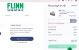 Flinn Scientific coupon verification screenshot