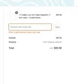 AMANOPROS25 coupon verification screenshot