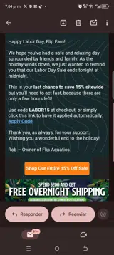 Labor15 coupon verification screenshot