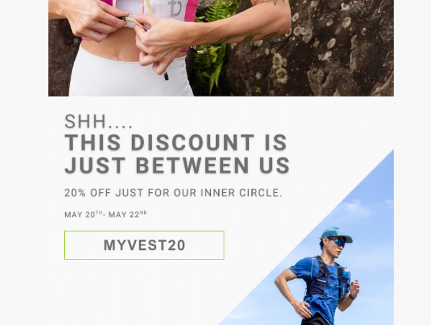 FlipBelt promo code screenshot showing code myvest applied at FlipBelt checkout page. Uploaded by SimplyCodes community member NPGF10 on May 20, 2025