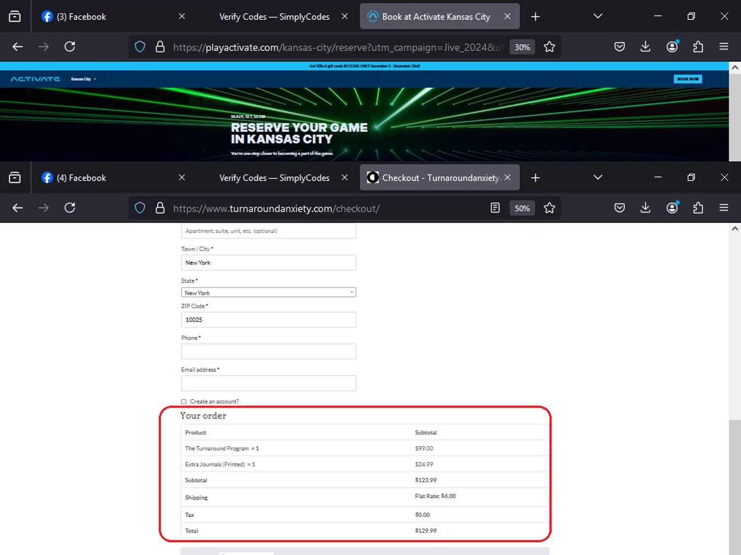 FlipFork discount code screenshot showing code SPRING20 applied at FlipFork checkout page. Uploaded by SimplyCodes community member luisrodriguez on Feb 19, 2025