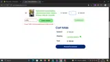 Raffle coupon verification screenshot