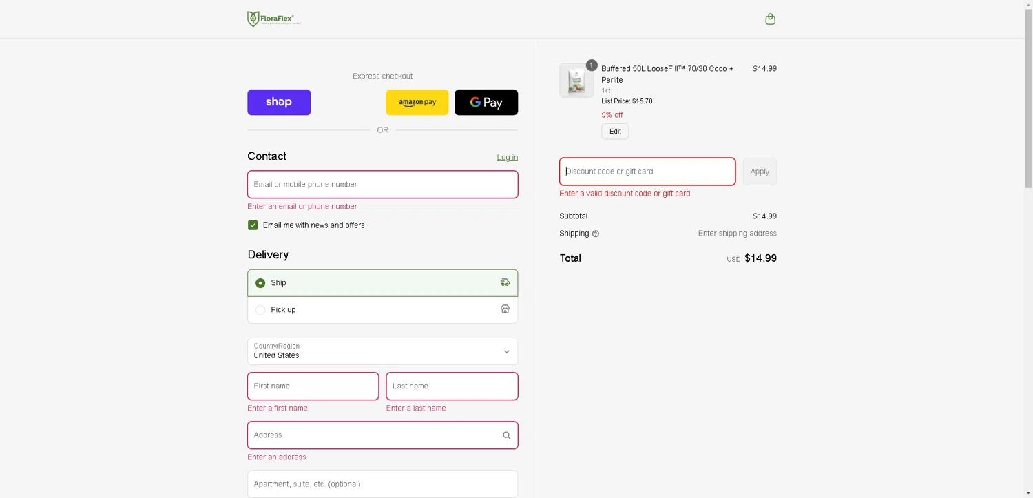 Flora Flex promo code screenshot showing code RADREEFER applied at Flora Flex checkout page. Uploaded by SimplyCodes community member aver_136263192 on Aug 28, 2025