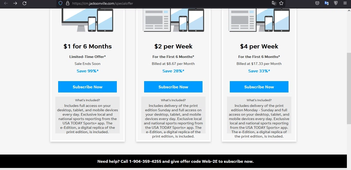 Florida Times-Union checkout page showing Florida Times-Union promo code box | Screenshot taken by SimplyCodes community member on Sep 5, 2022