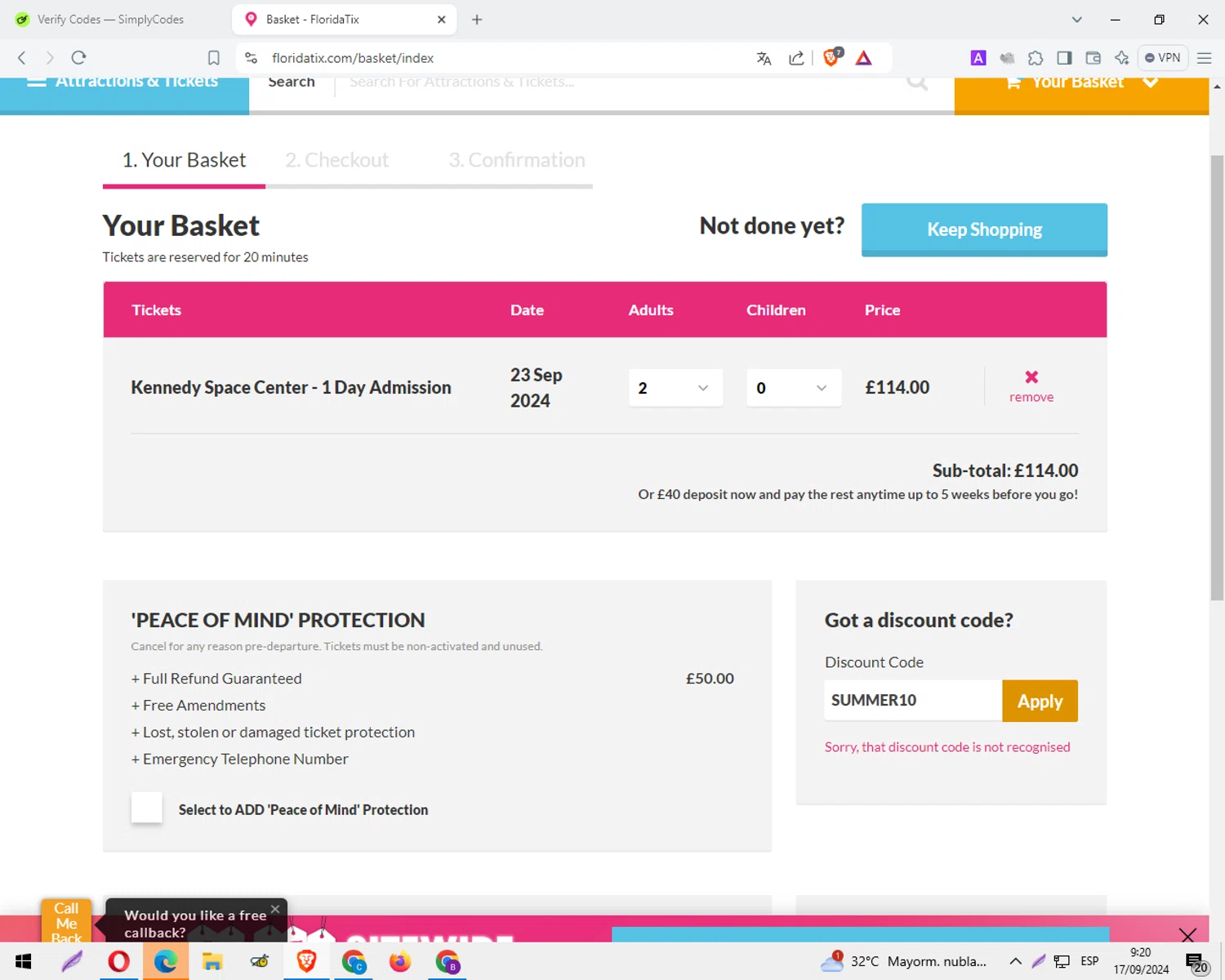 where to use Flower Patch promo code box
