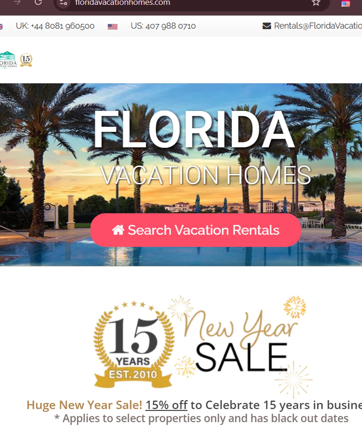 Florida Vacation Homes promo code screenshot showing code SUMMER30 applied at Florida Vacation Homes checkout page. Uploaded by SimplyCodes community member lukeCallahannn on Jan 29, 2025