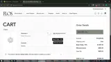WELCOME10 coupon verification screenshot