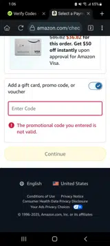 FLOWFAN15 coupon verification screenshot