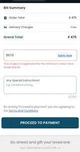 FlowerAura coupon verification screenshot