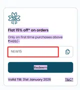 FlowerAura coupon verification screenshot
