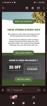 FLOWER CO. coupon verification screenshot