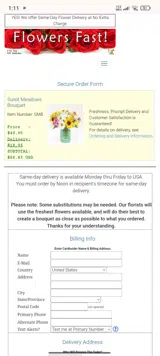 SECRET coupon verification screenshot