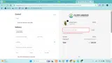 Flow Gardens coupon verification screenshot