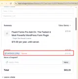 WPSH20 coupon verification screenshot