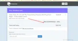 NINJASURPRISE20 coupon verification screenshot