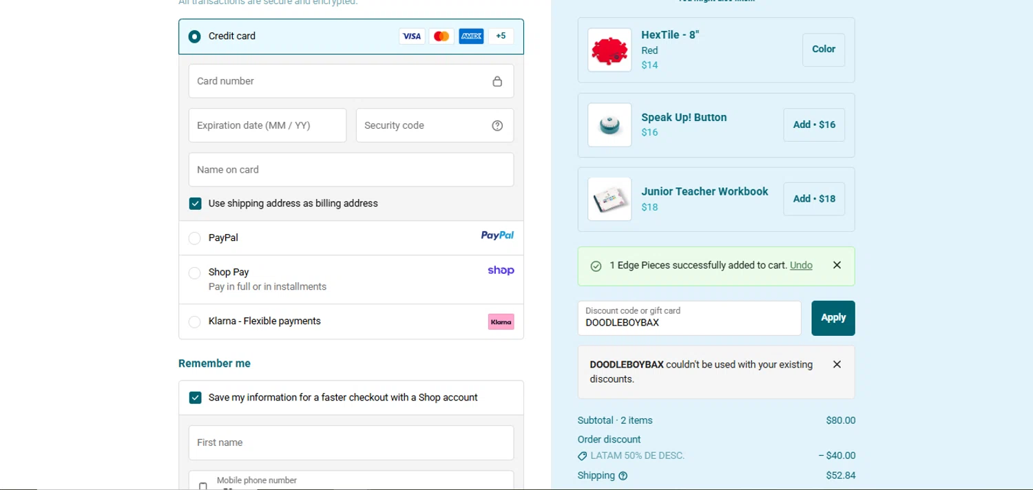 FluentPet promo code screenshot showing code DOODLEBOYBAX applied at FluentPet checkout page. Uploaded by SimplyCodes community member juanisaac on Sep 30, 2025
