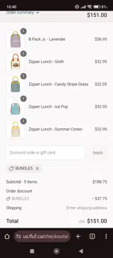 BUNDLE5 coupon verification screenshot