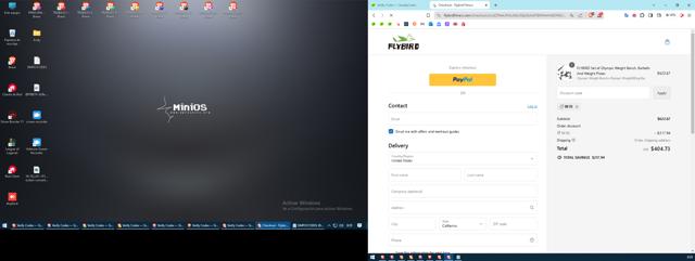 Flybird Fitness checkout page showing Flybird Fitness discount code box | Screenshot taken by SimplyCodes community member on May 20, 2024