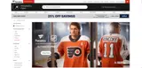 Philadelphia Flyers coupon verification screenshot