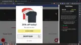 25OFF2025 coupon verification screenshot