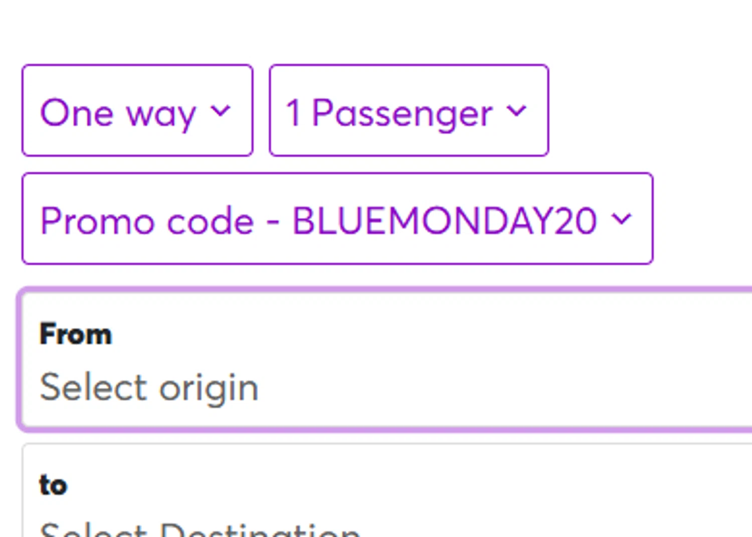 Flair Airlines checkout page showing Flair Airlines promo code box | Screenshot taken by SimplyCodes community member on Feb 6, 2026