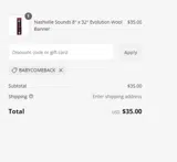 BABYCOMEBACK coupon verification screenshot