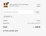 20%OFF coupon verification screenshot