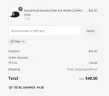 FAN coupon verification screenshot