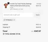 TPTRAVELS coupon verification screenshot