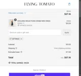 FLYING TOMATO US coupon verification screenshot