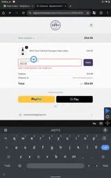 PRO4LOW coupon verification screenshot