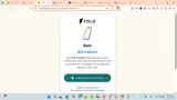 Fold App coupon verification screenshot