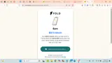 Fold App coupon verification screenshot