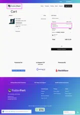 FolderFort coupon verification screenshot