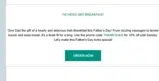 THANKSDAD coupon verification screenshot