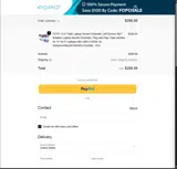 FOPOSALE coupon verification screenshot