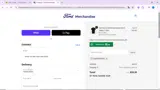 The Ford Merchandise Store coupon verification screenshot