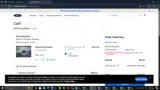 The Ford Merchandise Store coupon verification screenshot