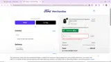 The Ford Merchandise Store coupon verification screenshot