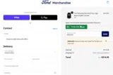 The Ford Merchandise Store coupon verification screenshot