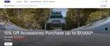 The Ford Merchandise Store coupon verification screenshot