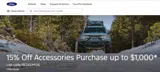 The Ford Merchandise Store coupon verification screenshot