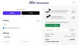 The Ford Merchandise Store coupon verification screenshot