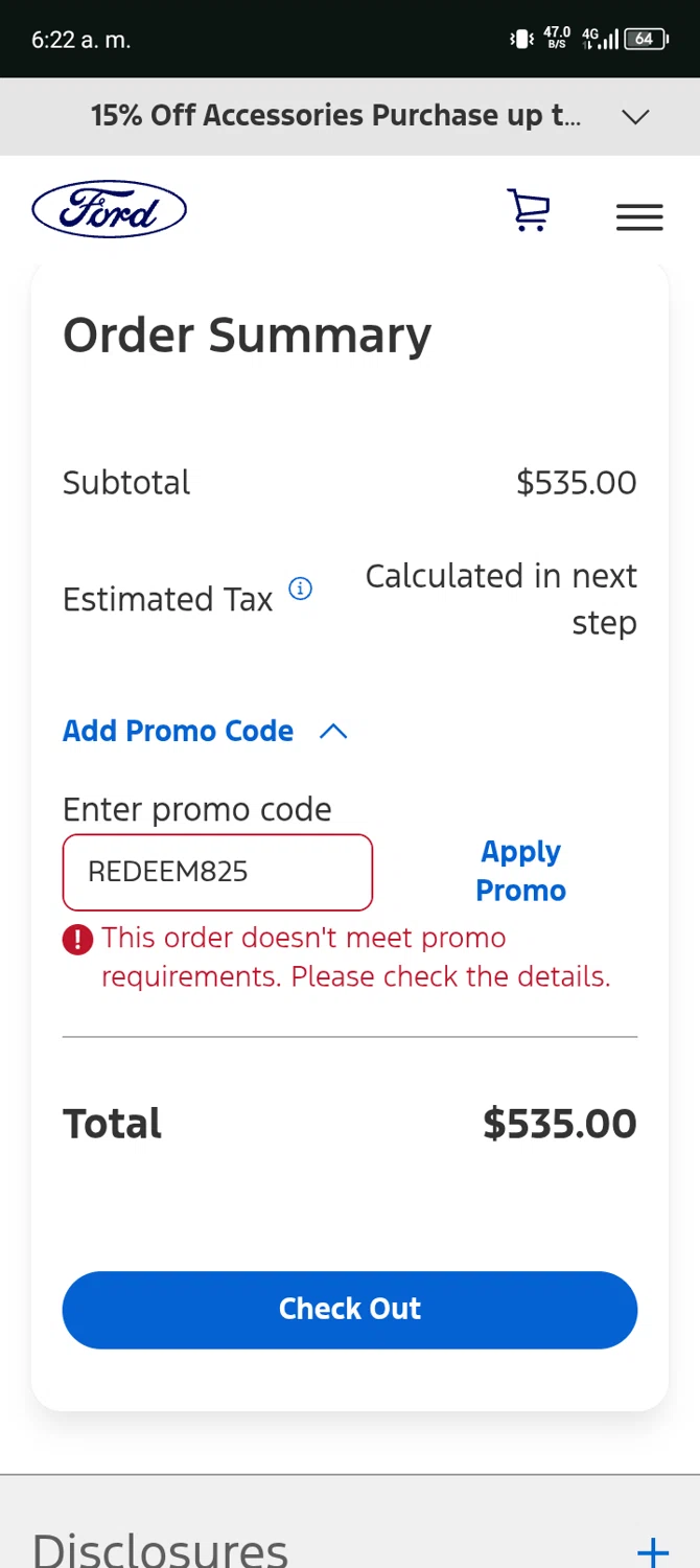 ford parts pros promo code